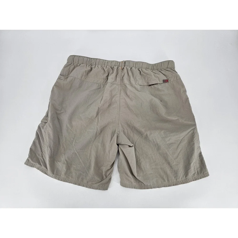 The North‎ Face Men's Hiking Shorts XL Zipper Pockets Khaki Brown
